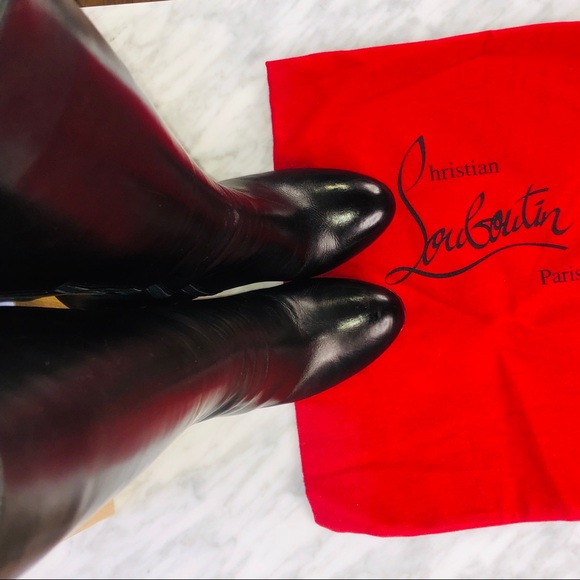 Knee high Fifi Botta 100 Christian Louboutin - Picture 6 of 8